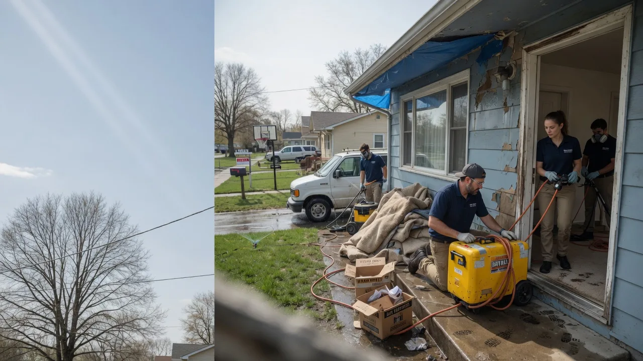 Basement Flood Cleanup in Marion, KS near me